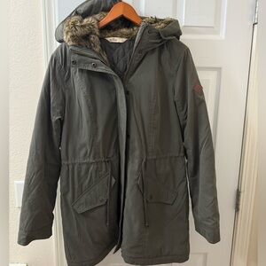 Hollister Women’s Army Green Jacket